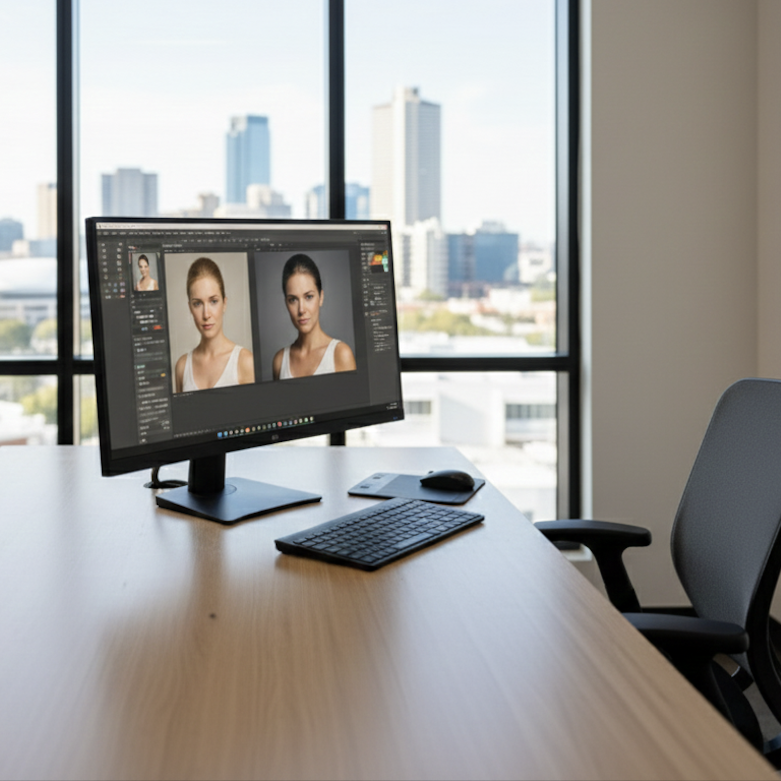 Chris P., Retouching